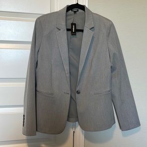 Light grey blazer from Express size 12 NWT